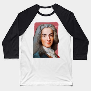 French Writer Voltaire illustration Baseball T-Shirt